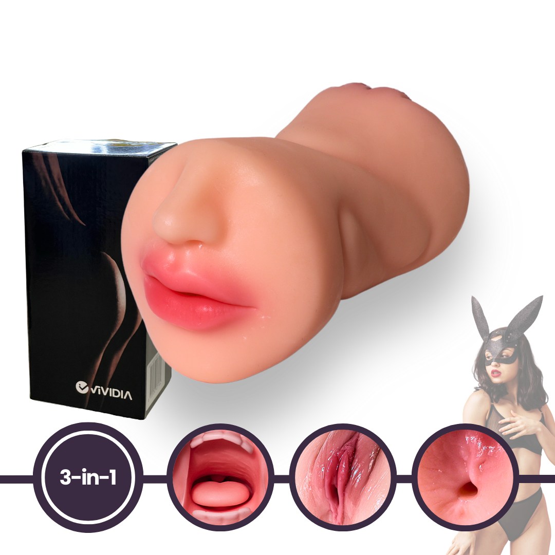 Pocket Pussy Masturbator voor Volwassenen – 2-in-1 en 3-in-1