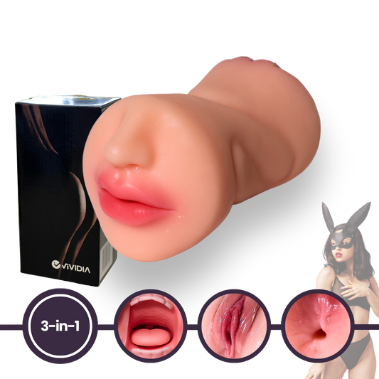 Pocket Pussy Masturbator voor Volwassenen – 2-in-1 en 3-in-1