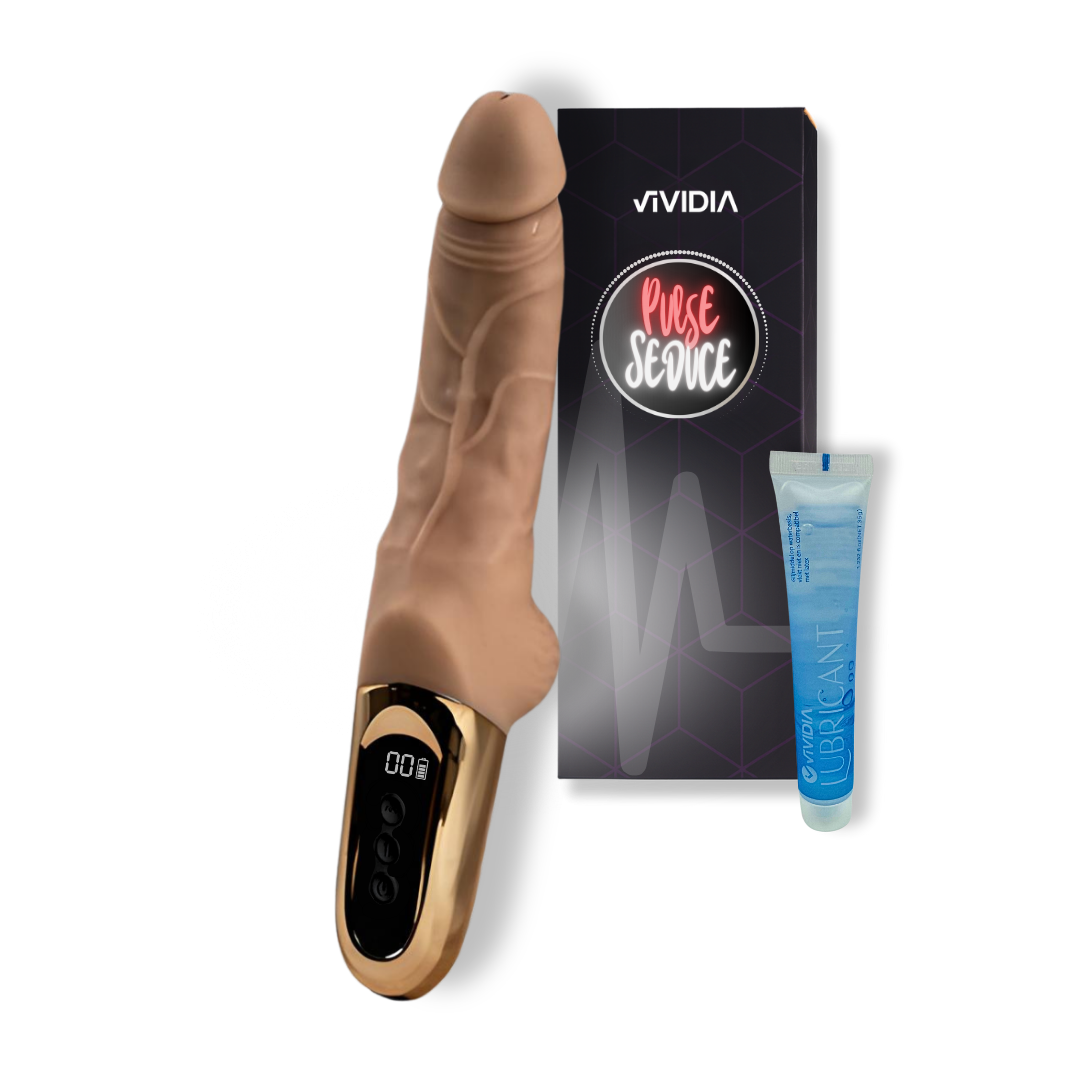PulseSeduce – Vibrerende dildo met USB-C opladen