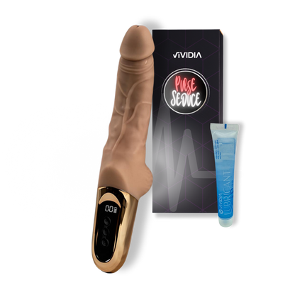 PulseSeduce – Vibrerende dildo met USB-C opladen