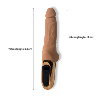 PulseSeduce – Vibrerende dildo met USB-C opladen